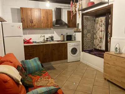 Una cocina o zona de cocina en La Casina Apartamento Turistico centro Plasencia AT-CC-0650