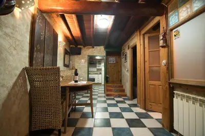 Una cocina o zona de cocina en La Plazuela - Los Sitios de Aravalle
