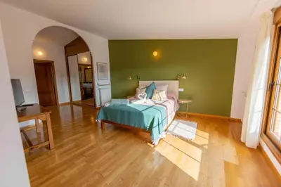 Cama o camas de una habitación en Gredos Abantera