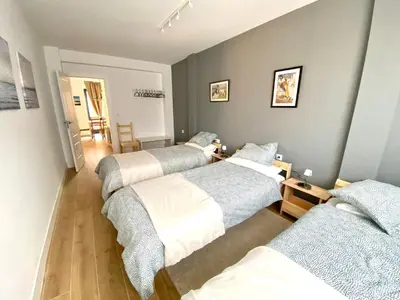 Cama o camas de una habitación en Casas La Fuente de Saelices - Alojamiento rural