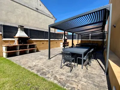 Un patio o zona al aire libre en Casas La Fuente de Saelices - Alojamiento rural