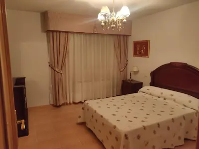 Cama o camas de una habitación en Navaluenga