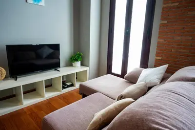 Una televisión o centro de entretenimiento en LOFT BETANIA