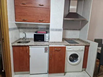 Una cocina o zona de cocina en Vivienda Turistica IBAMA1