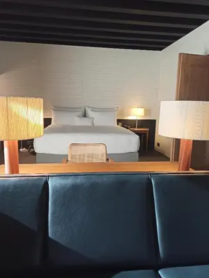 Cama o camas de una habitación en Casa Palacio PAREDES SAAVEDRA by ATRIO