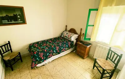 Cama o camas de una habitación en Casa La Garganta, en plena naturaleza