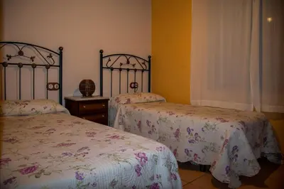 Cama o camas de una habitación en CASA RURAL EL RONDILLO