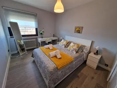 Cama o camas de una habitación en Aurora