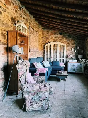 Zona de estar de Casa La Rocita