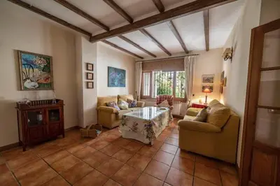 Zona de estar de Casa rural collao de lobo