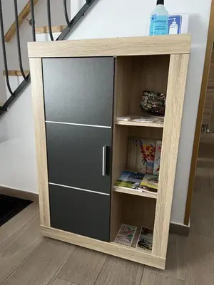 Biblioteca en el apartamento