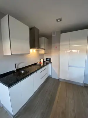 Una cocina o zona de cocina en V Apartamento junto a PlazaMayor