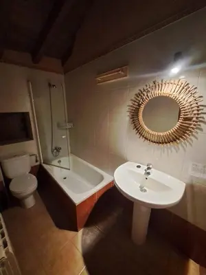Un baño de Casa Rural La Pantizuela