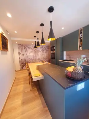 Una cocina o zona de cocina en Relaxing Time