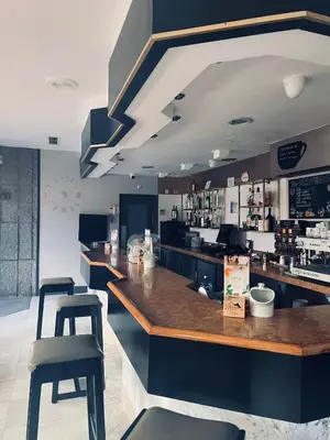 El salón o zona de bar de Hotel Don Carmelo