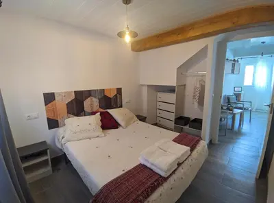 Cama o camas de una habitación en La Dubanesa