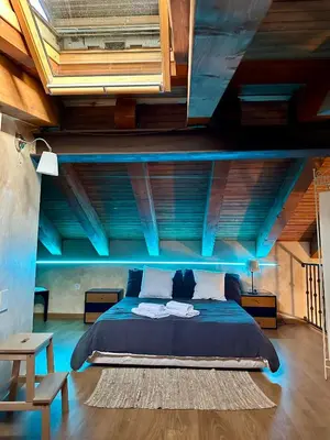 Cama o camas de una habitación en EL BALCÓN PANORÁMICO DE GREDOS