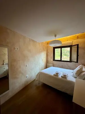 Cama o camas de una habitación en EL BALCÓN PANORÁMICO DE GREDOS