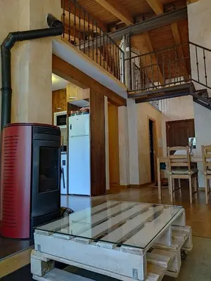 Una cocina o zona de cocina en EL BALCÓN PANORÁMICO DE GREDOS