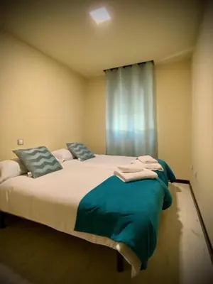 Cama o camas de una habitación en Mi Refugio