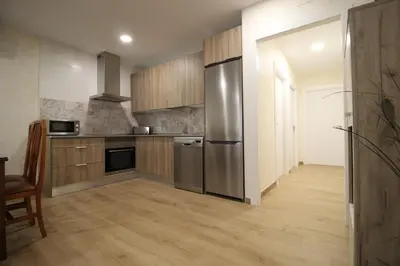 Una cocina o zona de cocina en Apartamento turístico la Vera