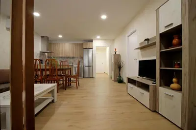 Una cocina o zona de cocina en Apartamento turístico la Vera