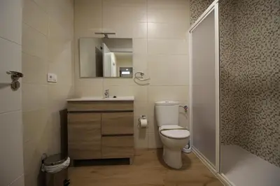Un baño de Apartamento turístico la Vera