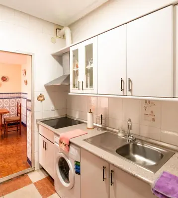 Una cocina o zona de cocina en El nido de Cigüeñas