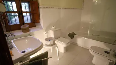 Un baño de Lagar La Pizarra Casa Rural