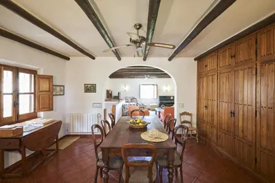 Zona de estar de Lagar La Pizarra Casa Rural
