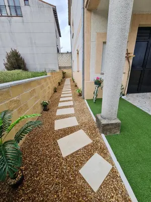 Jardín al aire libre en Valle Paraiso