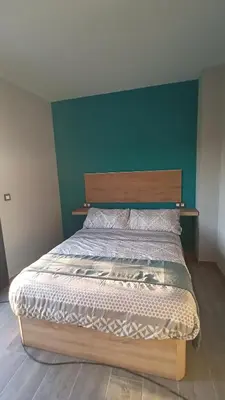 Cama o camas de una habitación en Casa Rural Pozo Cinojal