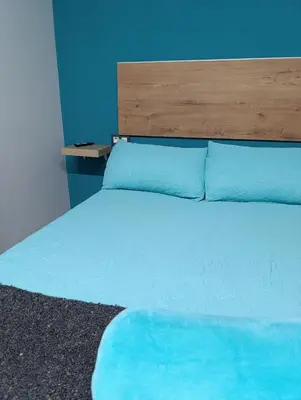 Cama o camas de una habitación en Casa Rural Pozo Cinojal