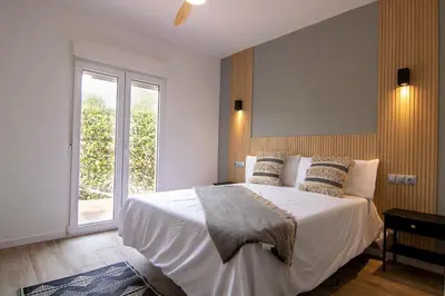 Cama o camas de una habitación en La Lagunilla Golf