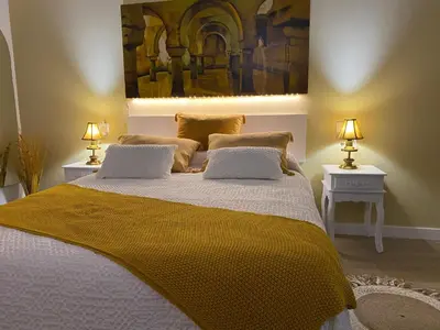 Cama o camas de una habitación en La Trastienda de Matilde