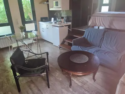 Una cocina o zona de cocina en la casa de las cabilas