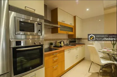 Una cocina o zona de cocina en Apartamento Cervantes Centro Historico