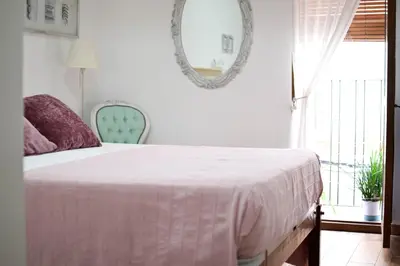 Cama o camas de una habitación en Casa Rural El Sobraillo