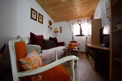 Cama o camas de una habitación en Casa Rural El Sobraillo