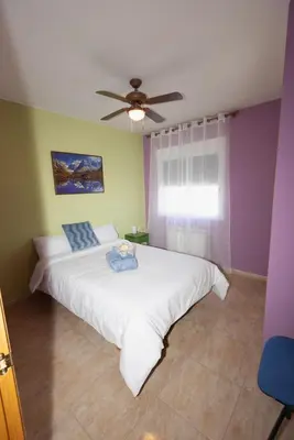 Cama o camas de una habitación en Casa Rural La Chistera