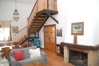 Zona de estar de Casa rural Dalia